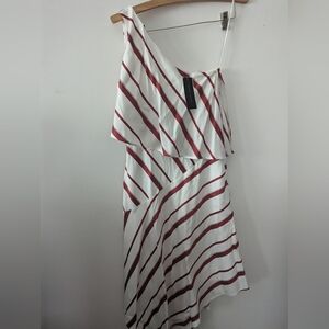 Banana republic one shoulder dress